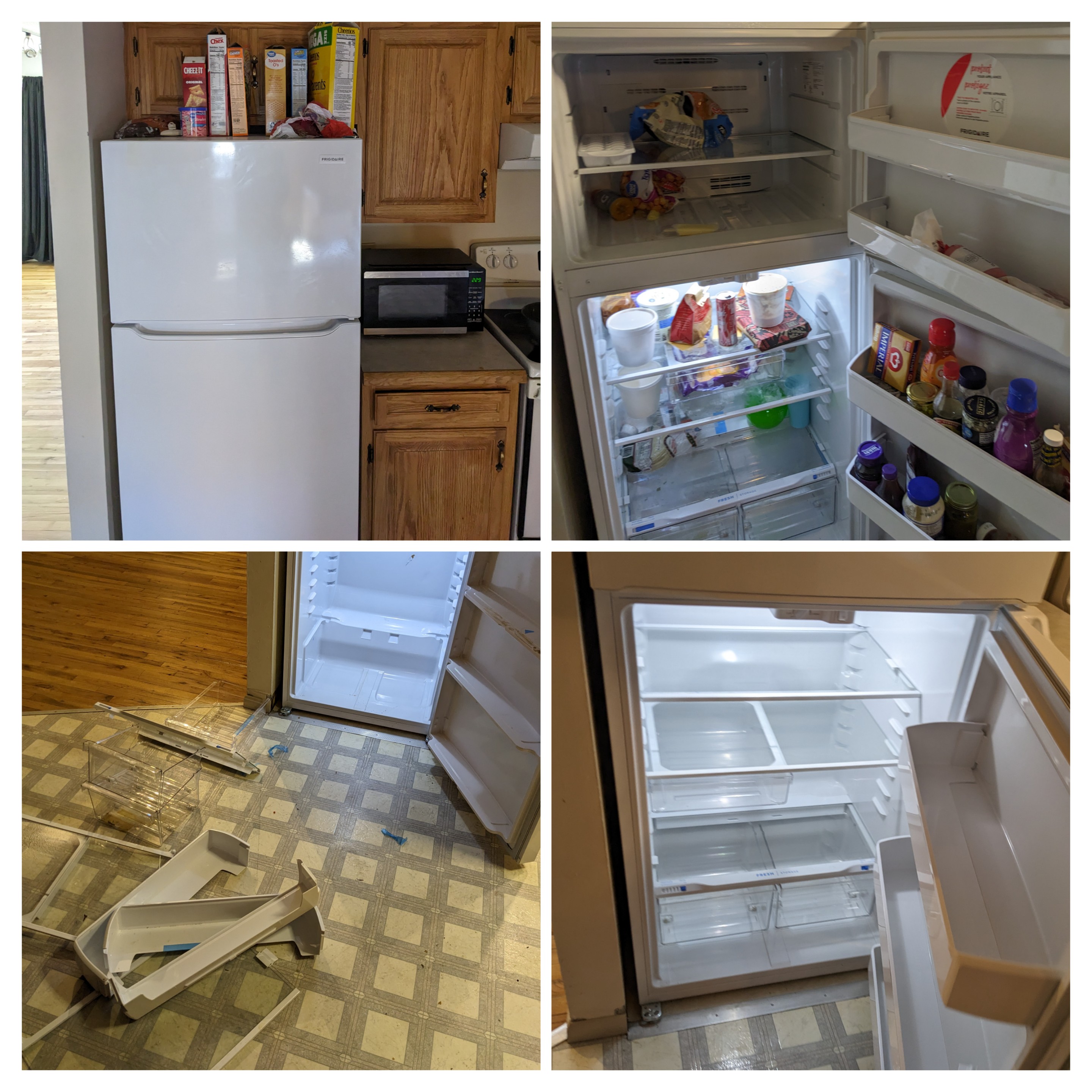 Junk removal foreclosure collage in Lander, Wyoming