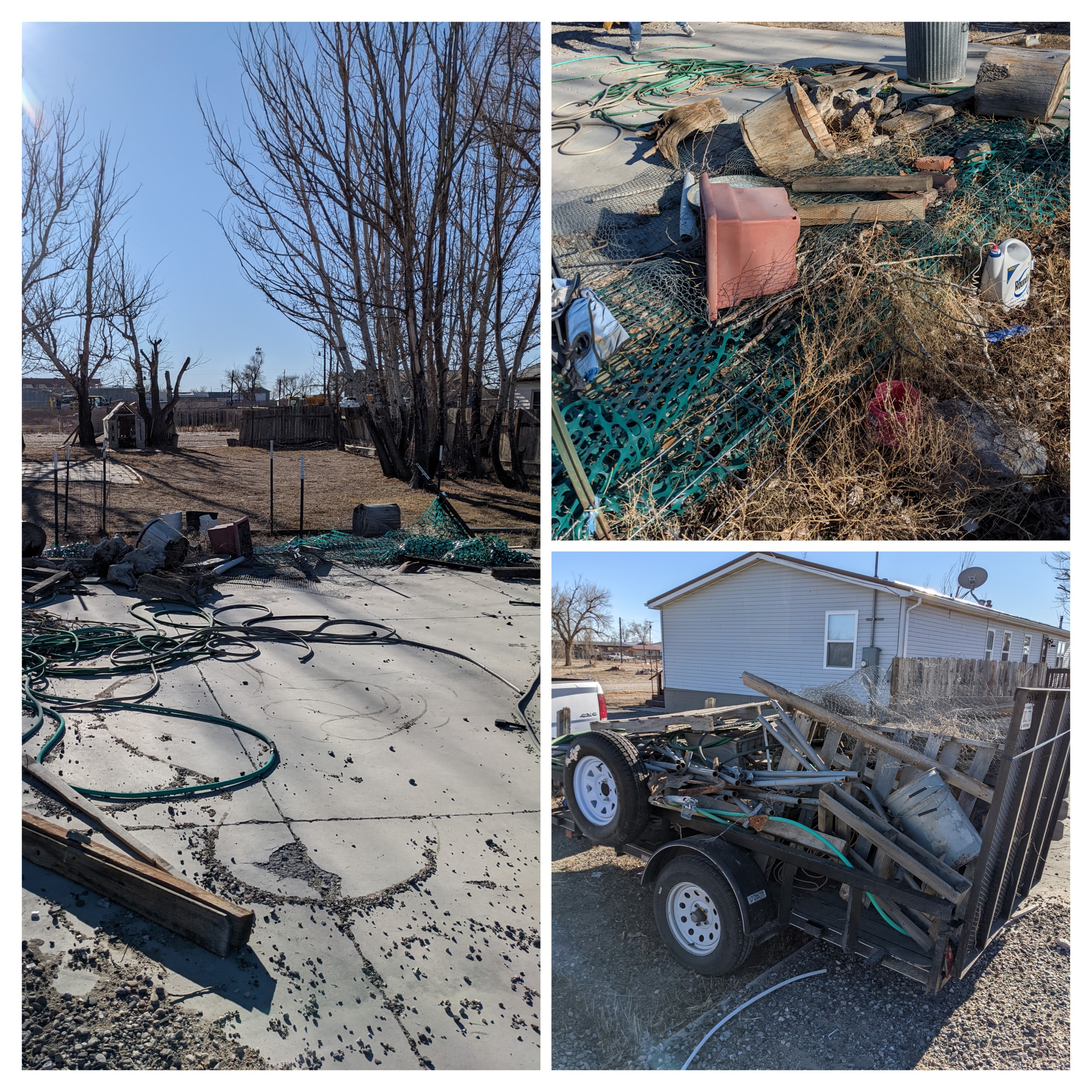Junk removal job, Shoshoni, Wyoming